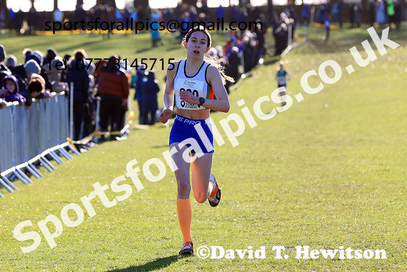 Girls under-15s 2025 Northern Cross Country Champs, Tatton Park, Knutsford, Cheshire. Photo: David T. Hewitson/Sports for All Pics